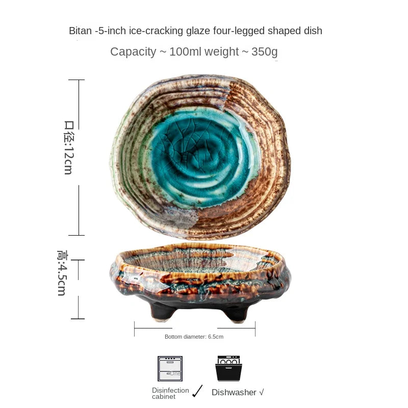 Handmade Look Ceramic Dipping Bowls – Elegant Tableware