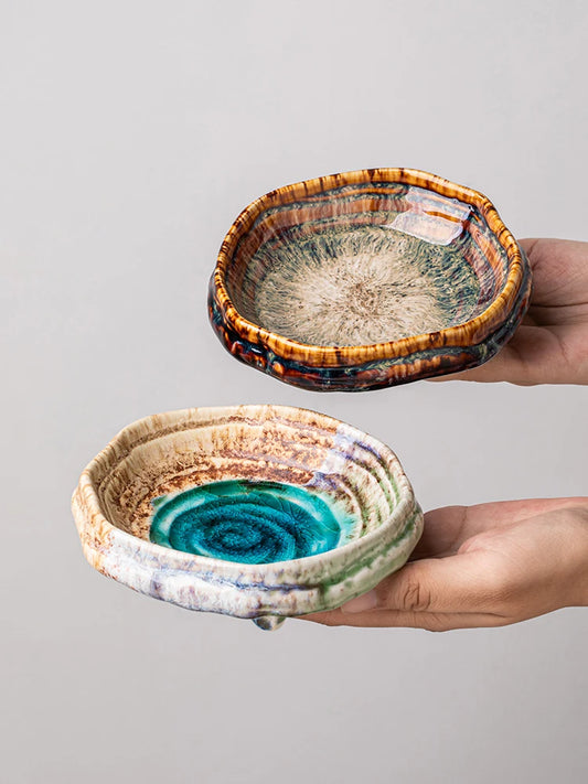 Handmade Look Ceramic Dipping Bowls – Elegant Tableware