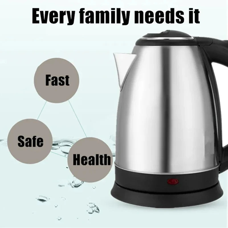 1.8L Electric Kettle – Stainless Steel | Fast Boil